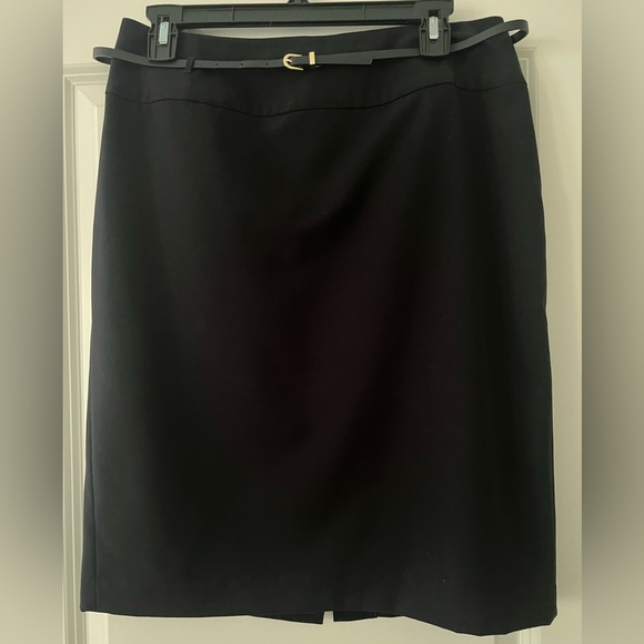 Liz Claiborne Navy Blue A-Line Skirt - Picture 2 of 8